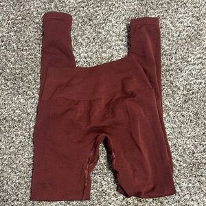 Alphalete Maroon Leggings